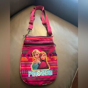 FROZEN Mexican, Handmade- Hot Pink Aztec Crossbody Bag